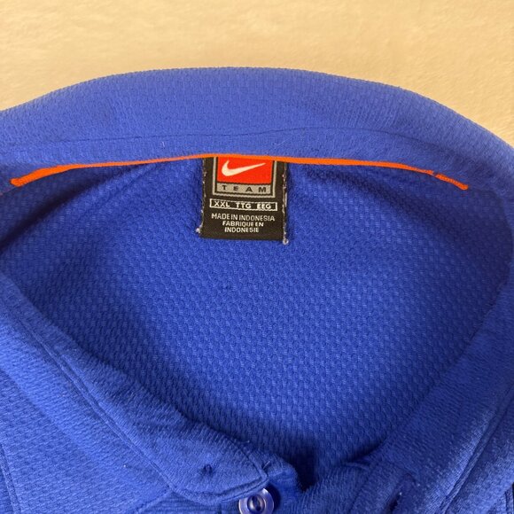 Nike Team Florida‎ Gators Polo Shirt Mens XXL Blue Embroidered Logo - Picture 3 of 10